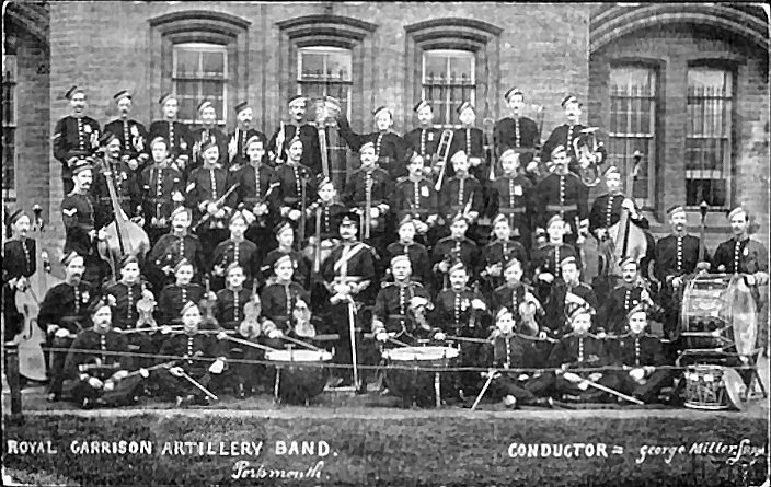 portsmouth royal garrison artillery band and conductor